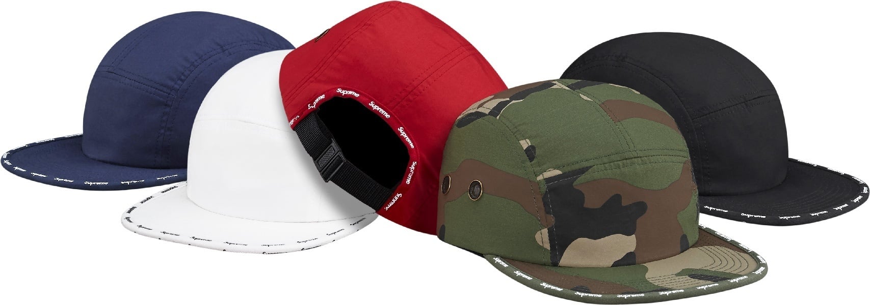 Visor Logo Tape Camp Cap